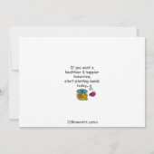 Zaden van Change_Flat Card 7"x5" (Achterkant)