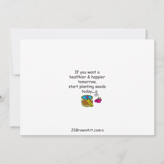 Zaden van Change_Flat Card 7"x5" (Achterkant)