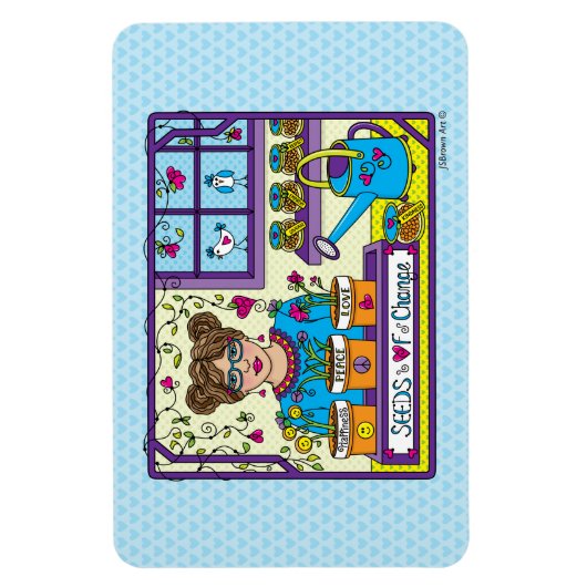 Zaden van Change_Flexible Magnet 6"x4" Magneet (Verticaal)