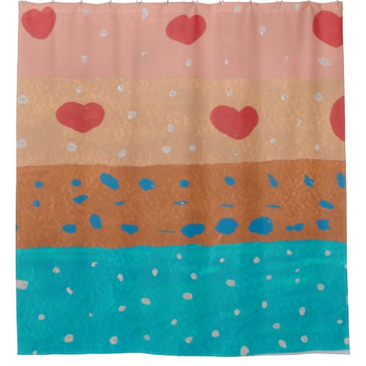 Zaden van de Liefde Douchem Curtain Douchegordijn (Voorkant)