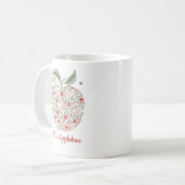 Zaden van Kennis Leraar Apple Koffiemok (Voorkant links)