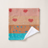 Zaden van Liefde Bad Handdoek Set (Wasdoekje)