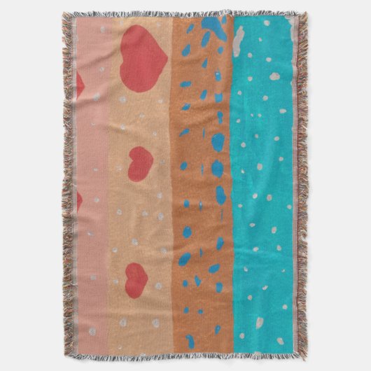 Zaden van liefdesbruin deken (Voorkant Verticaal)