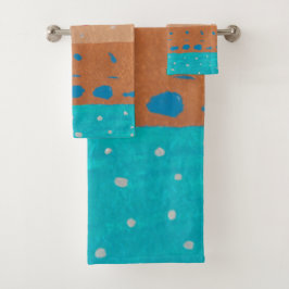 Zaden van liefdeshanddoekset bad handdoek