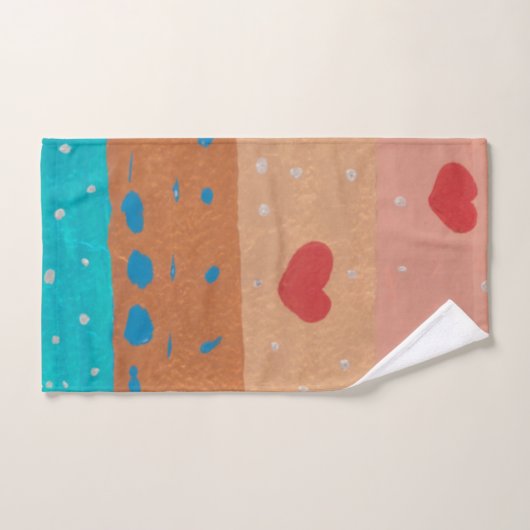 Zaden van liefdeshanddoekset bad handdoek (Handdoek)