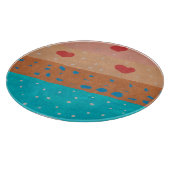 Zaden van liefdessnijdraad snijplank (Hoek)