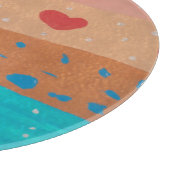 Zaden van liefdessnijdraad snijplank (Hoek)