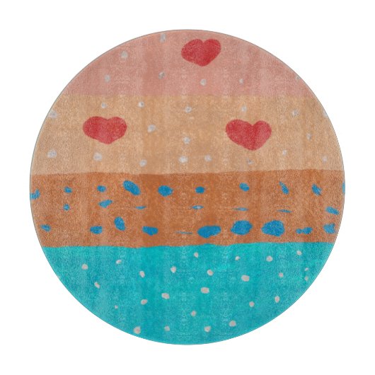 Zaden van liefdessnijdraad snijplank (Voorkant)