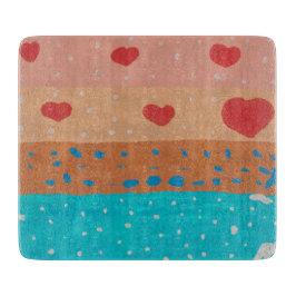 Zaden van liefdessnijdraad snijplank