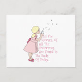 Zaden van vandaag briefkaart (Voorkant)