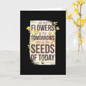 Zaden van vandaag kaart (Gele Bloem)