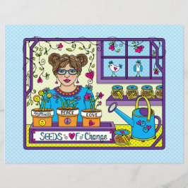 Zaden van Verandering_Vlak papiervel 28x22cm