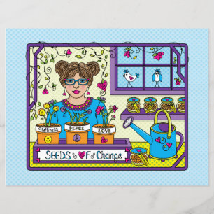 Zaden van Verandering_Vlak papiervel 28x22cm