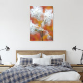 Zaden van zijdeplant in de herfst, Canada Canvas Afdruk (Insitu (Slaapkamer))