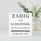 Zadig of The Book of Fate - Descartes (Staand voorkant)
