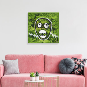 Zadig Pete Schedel Onconventionele Monster Kunst E Canvas Afdruk