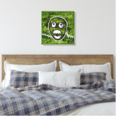 Zadig Pete Schedel Onconventionele Monster Kunst E Canvas Afdruk (Insitu (Slaapkamer))