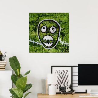 Zadig Pete Schedel Onconventionele Monster Kunst E Poster