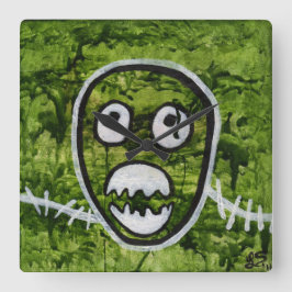 Zadig Pete Schedel Wonderlijke Monster Kunst Vierkante Klok