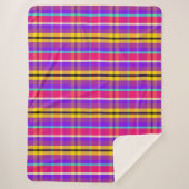 Zadig Plaid SE Sherpa Deken (Voorkant)