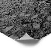 Zadle Bronc Rider, zwart-wit Poster (Hoek)