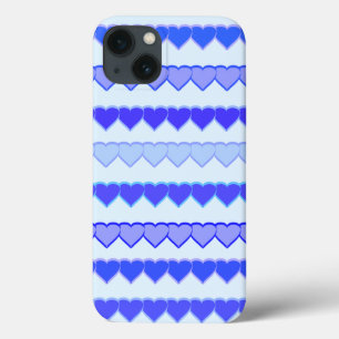 Zaduwen van blauw hart iPhone 13 hoesje