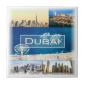zAE006 DUBAI, Verenigde Arabische Emiraten, Tegeltje (Voorkant)