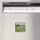 zAE020 CRICKET MATCH at SHARJAH, UAE, Asia, Fridge Magneet (Insitu (Vaatwasser))