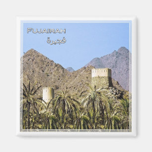 zAE031 FUJAIRAH looktower, Verenigde Arabische Emi Magneet