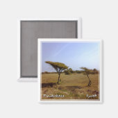 zAE033 FUJAIRAH natuur, VAE, Azië, Fridge Magneet (Voorkant / Achterkant)