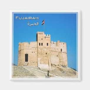 zAE034 FUJAIRAH fort, Verenigde Arabische Emiraten Magneet