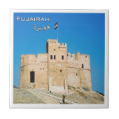 zAE034 FUJAIRAH fort, Verenigde Arabische Emiraten Tegeltje (Voorkant)