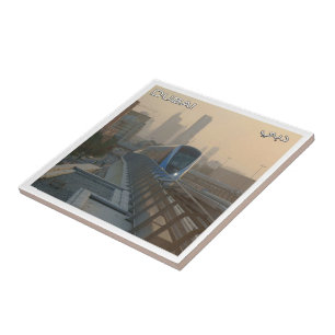 zAE039 DUBAI metro, Verenigde Arabische Emiraten,  Tegeltje