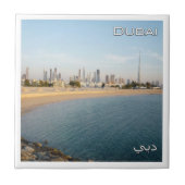 zAE041 DUBAI panorama Verenigde Arabische Emiraten Tegeltje (Voorkant)