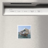 ZAE045 DUBAI flusstaxi ABRA, VAE, Fridge Magneet (Insitu (Vaatwasser))