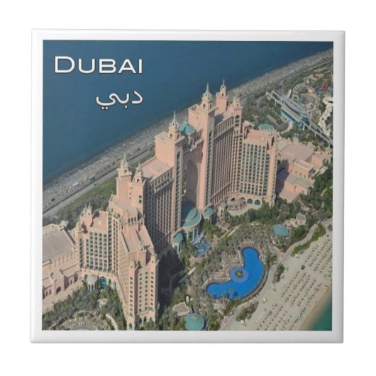 zAE049 DUBAI IN ATLANTIS, VAE, Tegeltje (Voorkant)