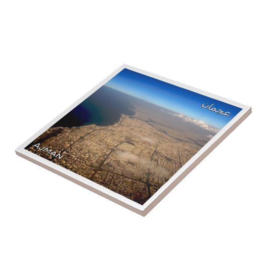 zAE051 AJMAN city, Verenigde Arabische Emiraten, Tegeltje (Zijkant)