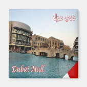 zAE068 DUBAI, winkelcentrum op de grootste schaal, Magneet (Voorkant)