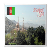 zAF008 MOSKEE in Kabul, Afghanistan, Tegeltje (Voorkant)