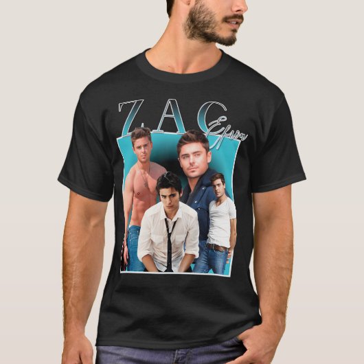 Zaf Efron Bolton Actor T-shirt (Voorkant)