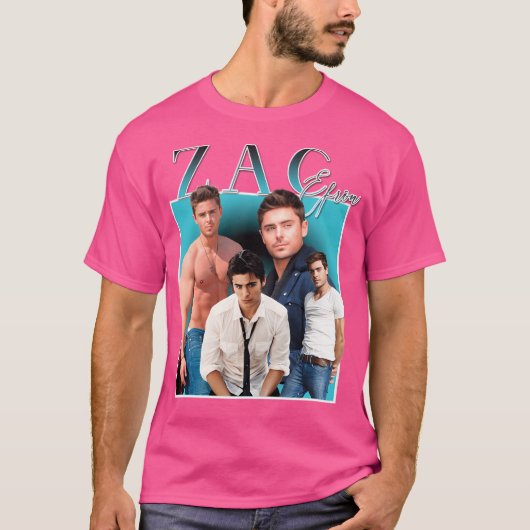 Zaf Efron Bolton Actor T-shirt (Voorkant)