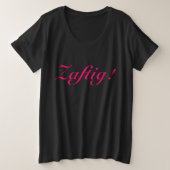 Zaftig! T-shirt (Design voorkant)