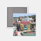 zAG007 SAINT JOHN, Antigua en Barbuda, Fridge Magneet (Voorkant / Achterkant)