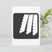 Zag de Invitaties van de Teeth Kaart