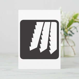 Zag de Invitaties van de Teeth Kaart