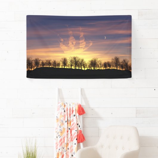 Zag de Night Sky-banner Spandoek (Insitu)