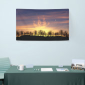 Zag de Night Sky-banner Spandoek (Beurs)