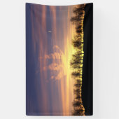 Zag de Night Sky-banner Spandoek (Verticaal)