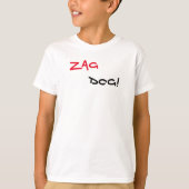 Zag Dog Brand White T-Shirt (Voorkant)