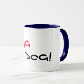 Zag Dog Navy Trim Koffiemok Mok (Voorkant rechts)